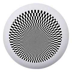 Circles Checkered Abstract Abstraction Art Dento Box With Mirror