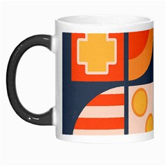 Square Shapes Pattern Design Morph Mug