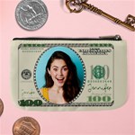Personalized Photo US Dollar Name Any Text Large Coin Purse Large Coin Purse Back