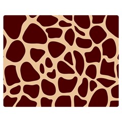 Animal Print Girraf Patterns Two Sides Premium Plush Fleece Blanket (teen Size)