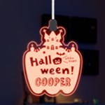 Personalized Happy Halloween Name Any Text LED Acrylic Ornament LED Acrylic Ornament Front