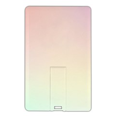 Rainbow Pastel, Purple, Gradient, Light, Led, Pink, Simple Name Card Style Usb Flash Drive