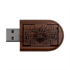 River Rootz Wood Oval Usb Flash Drive