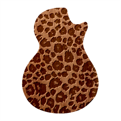 Jaguar Skin Texture, Jaguar Wool Texture, Yellow Guitar Shape Wood Guitar Pick Holder Case And Picks Set