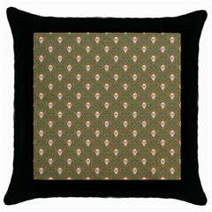 Camping Is Fun! Throw Pillow Case (black)