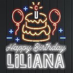 Personalized Happy Birthday Name Neon Signs and Lights Neon Signs and Lights Front