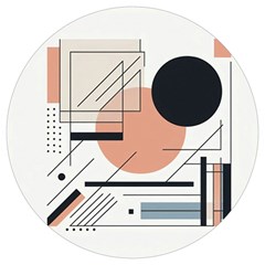 Abstract Architecture Round Trivet