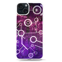 Cosmic Network Geometric Art Iphone 15 Tpu Uv Print Case
