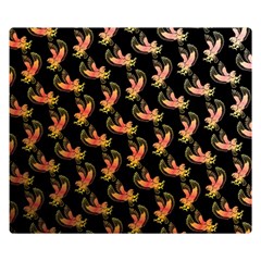 Regal Eagle Pattern Two Sides Premium Plush Fleece Blanket (kids Size)