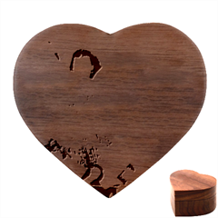 Betty Page Bdsm Heart Wood Jewelry Box