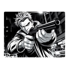 Criminal Ready For Action Two Sides Premium Plush Fleece Blanket (mini)
