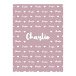 Personalized Name Kids Baby Gift Two Sides Premium Plush Fleece Blanket (Mini) 35 x27  Blanket Front