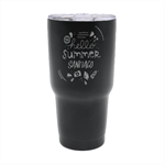 Personalized Name Any Text Summer 30oz Thermal Travel Tumbler 30oz Thermal Travel Tumbler Front