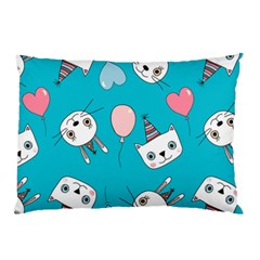 Birtay Cats Bunnies, Koteto Pillow Case