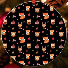 Cool Woodland Animal, Koteto, Scandinavian, Acorn Uv Print Acrylic Ornament Round