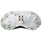Personalized Initial Name Marble Sleep Mask Sleep Mask Front