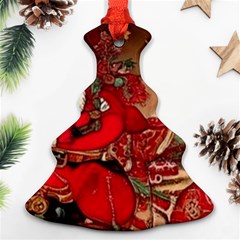 Christmas Art Christmas Tree Ornament (two Sides)