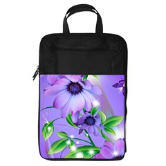 Purple Flower Nature Foldable Shoe Storage Bag