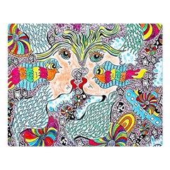 Supersonicangeldream Two Sides Premium Plush Fleece Blanket (large)