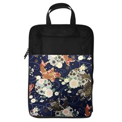 Japanese Wave Koi Illustration Pattern Foldable Shoe Storage Bag