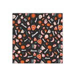 Personalized Mystery Pattern Name Any Text Satin Bandana Scarf 22  x 22  Front