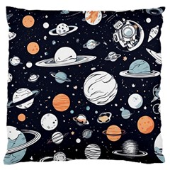 Space Galaxy Universe Stars Sky Standard Premium Plush Fleece Cushion Case (two Sides)