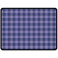 Purple Plaid Tartan 1 Fleece Blanket (large)