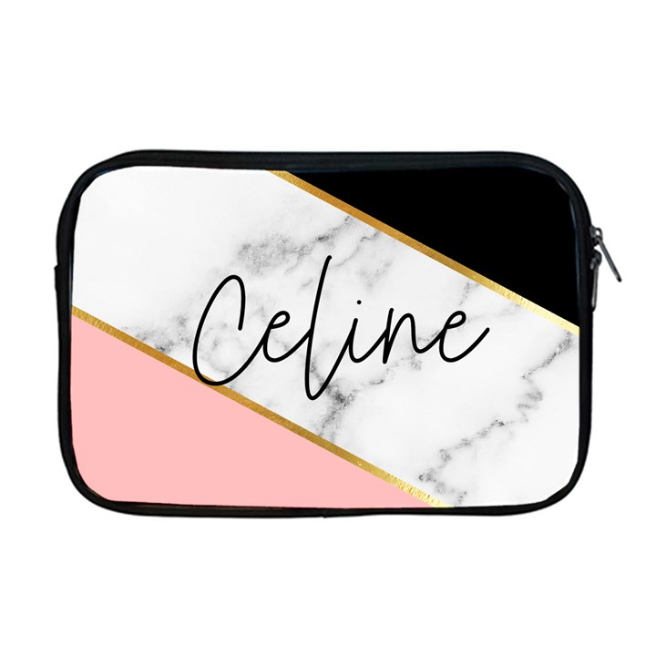 Gold Marble Apple MacBook Pro 17  Zipper Case