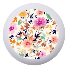Abstract Floral Background Dento Box With Mirror