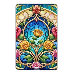 Roses Floral Stained Glass Vibrant Name Card Style Usb Flash Drive