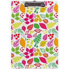 Leaves Pattern Seamless Texture A4 Acrylic Clipboard