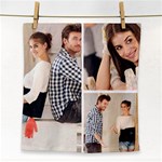 3 Picture Collage Face Towel Front