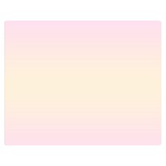 Pink Lace To Cream Yellow Bilinear Gradient Premium Plush Fleece Blanket (medium)