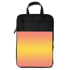 Coral Pink To Electric Yellow Bilinear Gradient Foldable Shoe Storage Bag