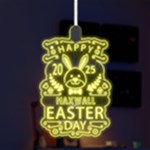 Custom Easter Day Rabbit Year Name Any Text LED Acrylic Ornament Front