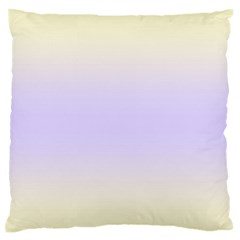 Cream Yellow To Pale Violet Bilinear Gradient Standard Premium Plush Fleece Cushion Case (two Sides)