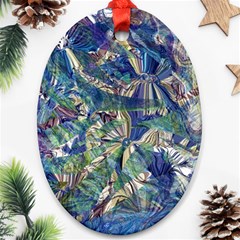 Blue Blend Ornament (oval)