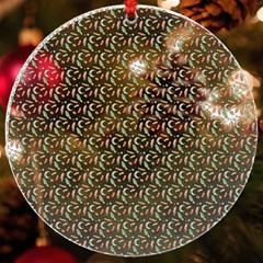 Boho Pattern 3 Uv Print Acrylic Ornament Round