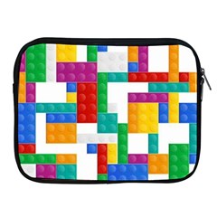 Colorful Bricks, Bricks, Colorful Apple Ipad 2/3/4 Zipper Cases