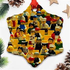 Lego People, Games Snowflake Ornament (two Sides)