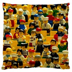 Lego People, Games Large Cushion Case (one Side)