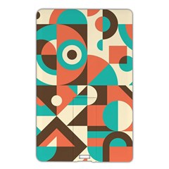 Retro Colorful Background, Retro Abstraction Name Card Style Usb Flash Drive