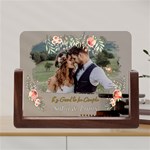 Personalized Name Any Text Couple Wedding Memories Gift Name Acrylic UV Print 8  Tabletop Frame Acrylic UV Print 8  Tabletop Frame (U-Shape) Front
