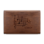 Personalized Music Name Wood Oval USB Flash Drive Wood Oval USB Flash Drive Box
