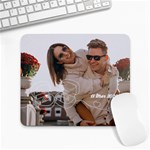 Wedding Rings Personalized Photo Name Mousepad Collage Mousepad 9.25 x7.75  Mousepad - 1