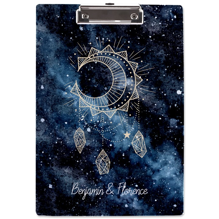 Personalized Starry Name A4 Acrylic Clipboard A4 Acrylic Clipboard