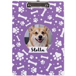 Pet Name Acrylic Clipboard A4 Acrylic Clipboard Front