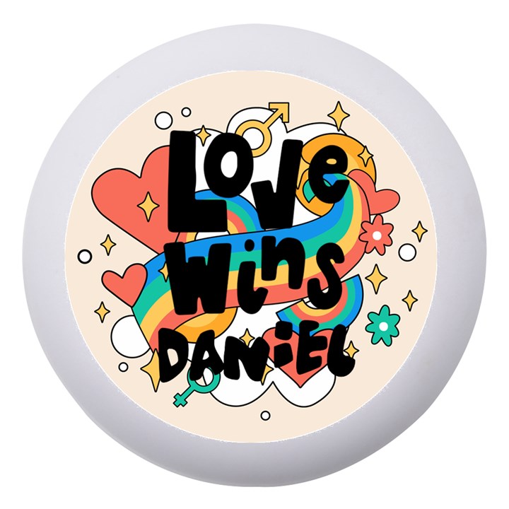 Personalized Love Wins Name Dento Box Dento Box with Mirror