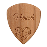 Personalized Unicorn Guitar Picks Set Guitar Shape Wood Guitar Pick Holder Case And Picks Set Pick