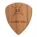 Personalized rock music Guitar Picks Set Guitar Shape Wood Guitar Pick Holder Case And Picks Set Pick